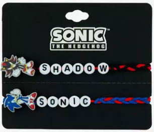 Name Beads Bracelet Pair Sonic Shadow