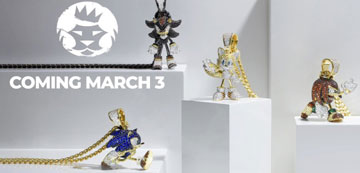 King Ice Figure Pendants STKS