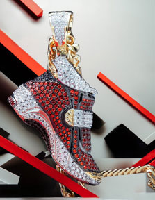 Soap Shoe Pendant King Ice Gems