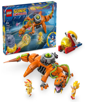 Bio Lizard Attack Sonic Shadow Boss Set