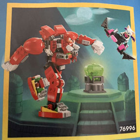 Knuckles Mecha Lego Set