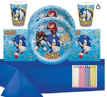 Sonic the Hedgehog Complete Party Decoration Kit