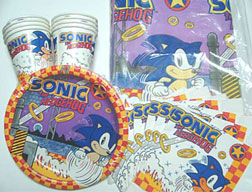 Sonic Vintage Party Pack Paper Set