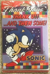 Sonic Party Thank You Cards Pack