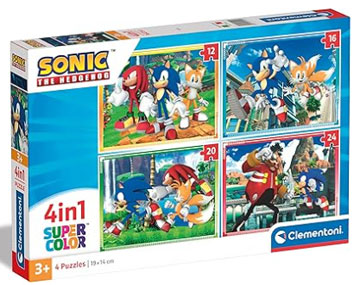 Clementoni 4 Modern Sonic Puzzles