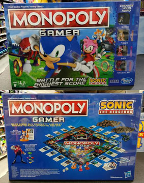 Monopoly Gamer Sonic Board Game Box