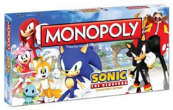 Sonic themed Monopoly Game Box