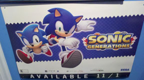 Sonic Generations Announcement Poster