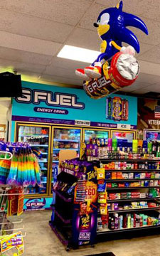 Gfuel Inflatable Store Display Hang Sonic