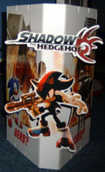 Shadow the Hedgehog 3D Cardboard Display