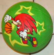 Knuckles graphic mini basket ball