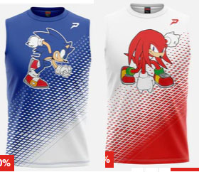 Sonic Knuckles Phenom Compression Shirts