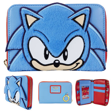 Loungefly Fuzzy Sonic Wallet