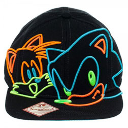 Bio World Embroidered Neon Snapback Hat