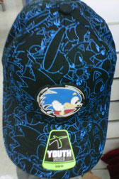 Blue Sonic Outlines Cap Hat Youth