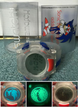 Hologram Face Swatch Sonic Watch
