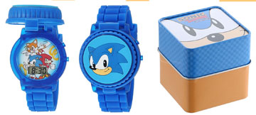 Lid Flip Cap Sonic Watch in a Tin