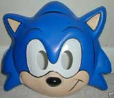 Sonic plastic haloween face mask
