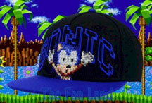 Sonic Pixel Stitch Die Sprite Cap
