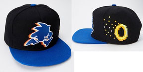 Sonic Ring Side Black Cap Hat
