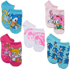 Amy Socks 5 Pack No-Show Ankle Kids