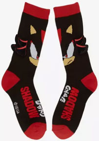 Applique Crew Shadow Socks