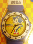 Yellow & Blue Sonic watch