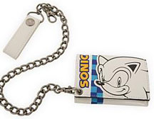 White Chain Wallet Sonic Face