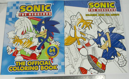 Sonic Coloring Books Kids & Adults Covers