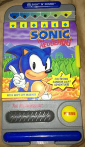 Sonic Sight n' Sound Activity Game Book