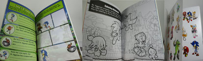 Sonic & Friends Book Inside