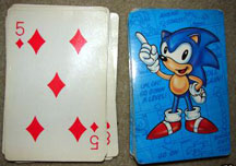 Sonic Playing Cards Photo