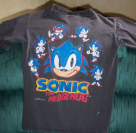 Many Stock-Arts Sonic Black Shirt