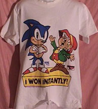 Sonic Keebler Elf Winning Shirt