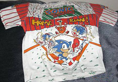 Sonic Home Run Baseball Shirt Back