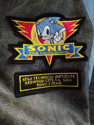 Sega Technical Institute Sonic Patch Jacket