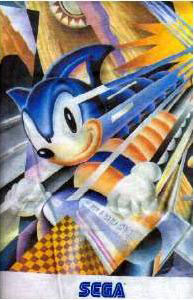 Babbages exclusive artsy Sonic speed Shirt graphic