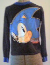 Big Face Sonic Long Sleeve with cuffs