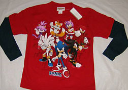 Heroic Characters Sonic Silver Shadow Red Shirt