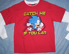 Catch Me if You Can Red Sonic Sleeve Shirt