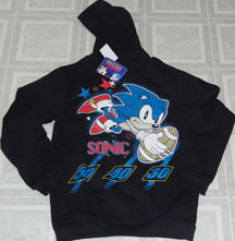 Sonic football catch yard-line hoodie