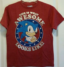 This is what awesome looks like red tee