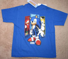 Figure Trio CG Knuckles Sonic Tails Tee