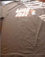 Livin Fast Brown Retro Style Tee