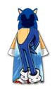 Sonic Costume Style Cozy Robe Blanket