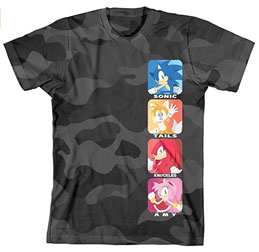 Bio World Camo 4 Character Tee