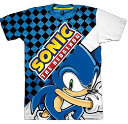 Freeze Tees Checker Modern Sonic Shirt