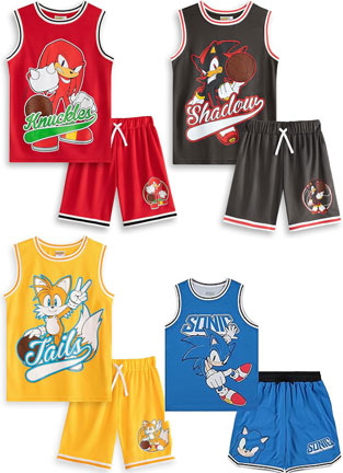 Basketball Jersey Character Sets