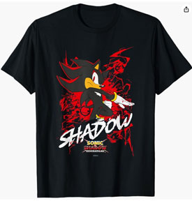 Sonic Shadow Generations Black Tee