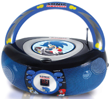DJ Sonic Blue CD Player with handle